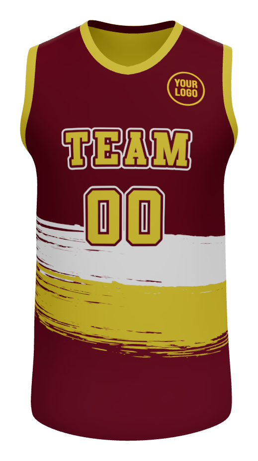 Mens Rebound Reversible Basketball Jersey, design 04